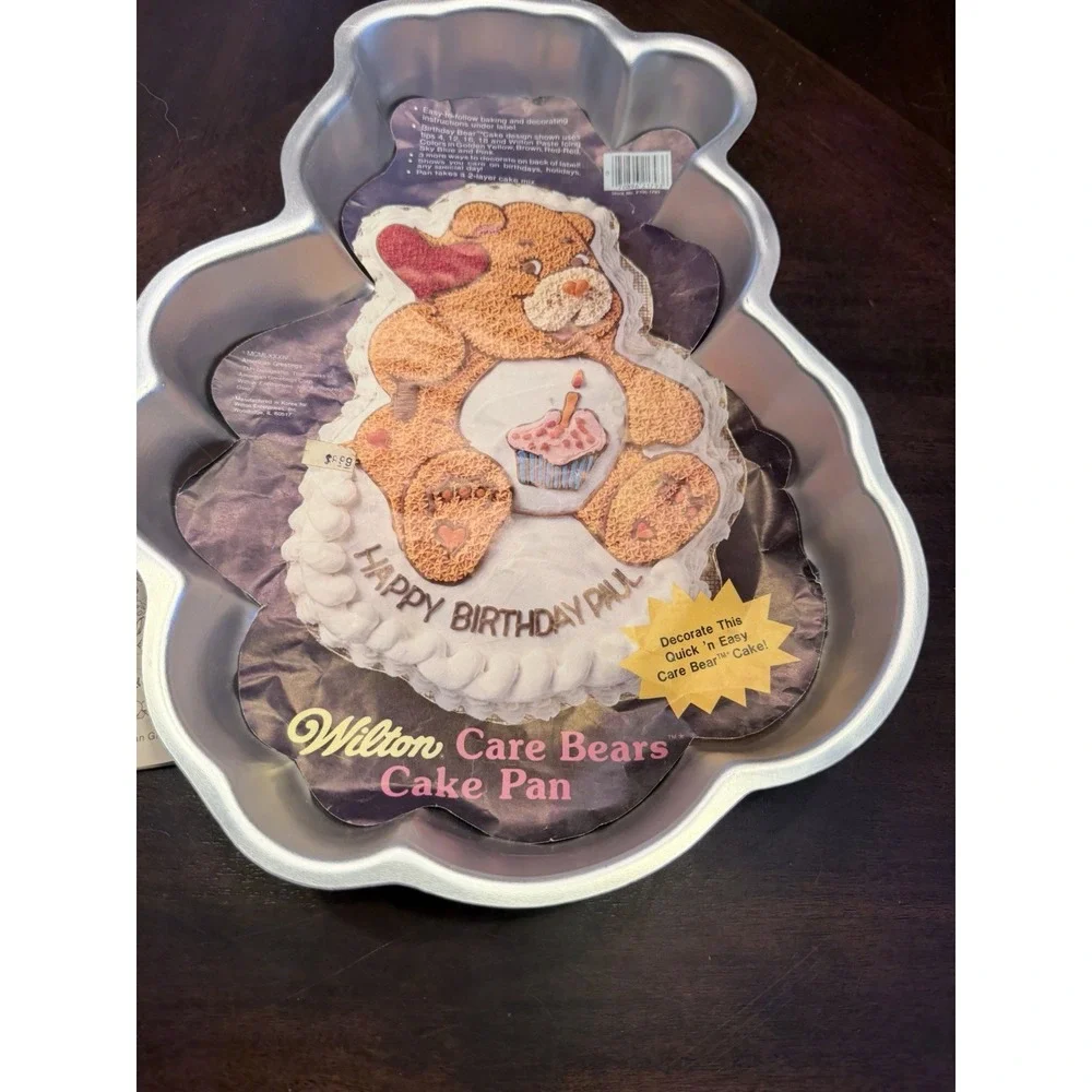 Vintage Wilton Care Bears Birthday Mold 2105-1793 instruction book